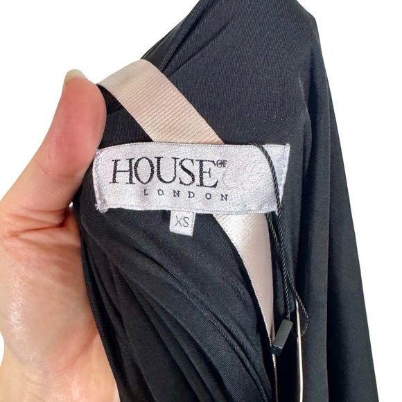 NEW NWT House of CB Odette Cross Front Cutout Maxi Dress - Picture 11 of 15